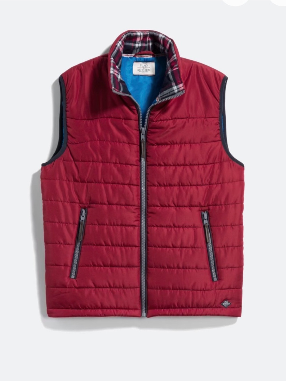 Flag & Anthem Langley Red Puffer Vest